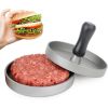 1pc Non-Stick Aluminum Burger Press - Perfect for Burgers, Patties, Meatballs, Grilling, and Kitchen Cooking - Ideal Back to School Supply