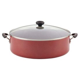 Easy Clean 14" Nonstick Family Pan, Jumbo Cooker With Lid